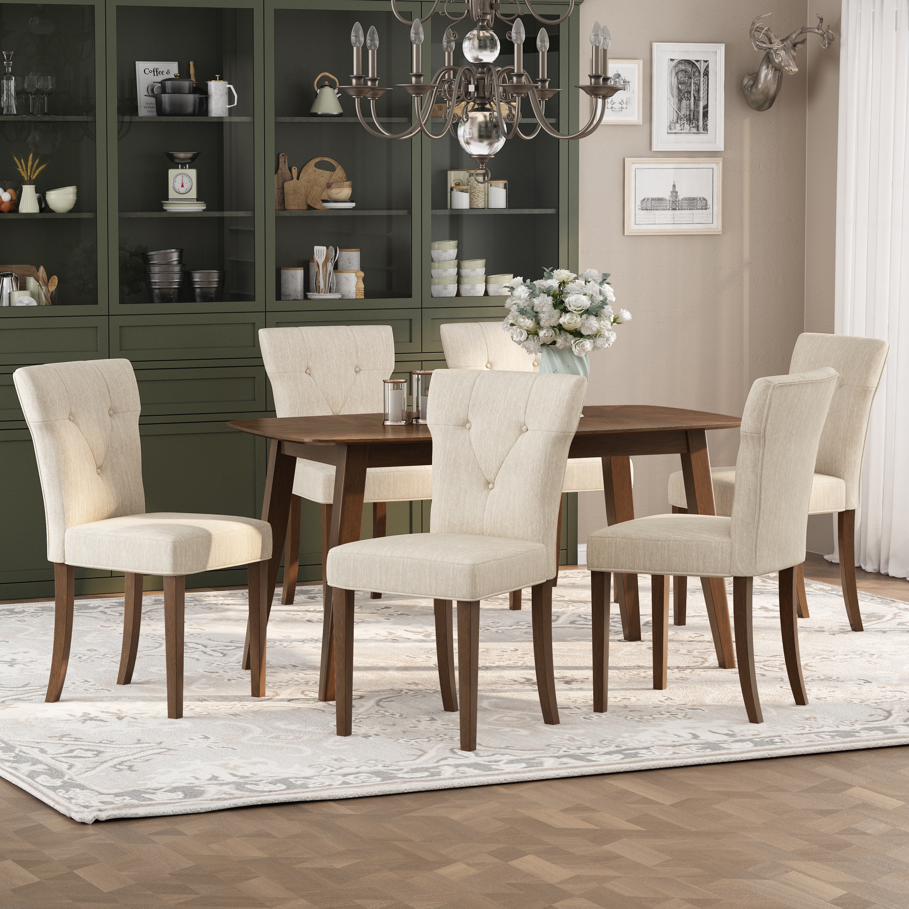 Cream Farmhouse Dining Sets Bed Bath Beyond