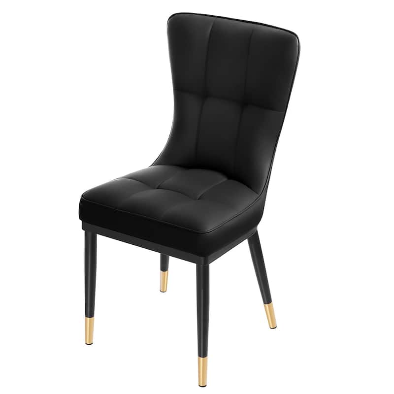 Faux Leather Upholstered Dining Chairs Set of 2/4