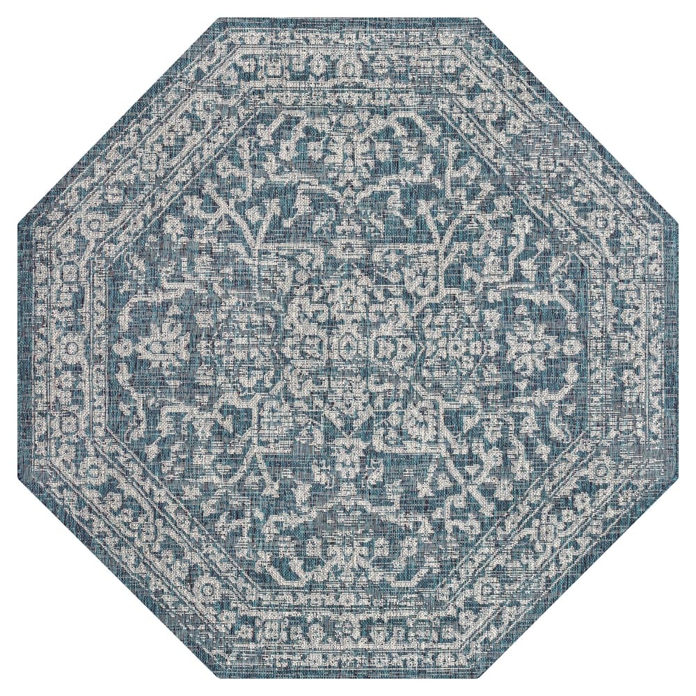 JONATHAN Y Medallion Textured Weave Indoor/Outdoor Area Rug