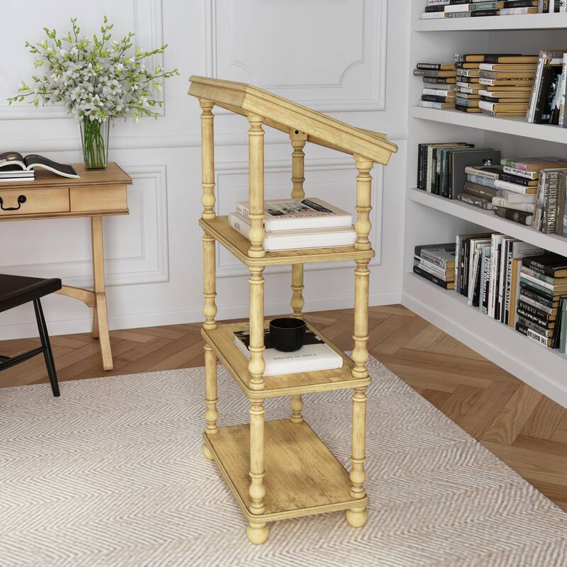 Alden 4-Tier Library Stand
