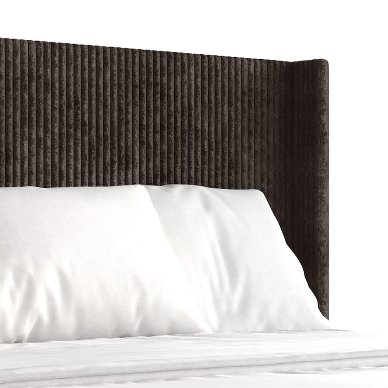 CraftPorch Luxury Wingback Platform Lift Up Storage Bed