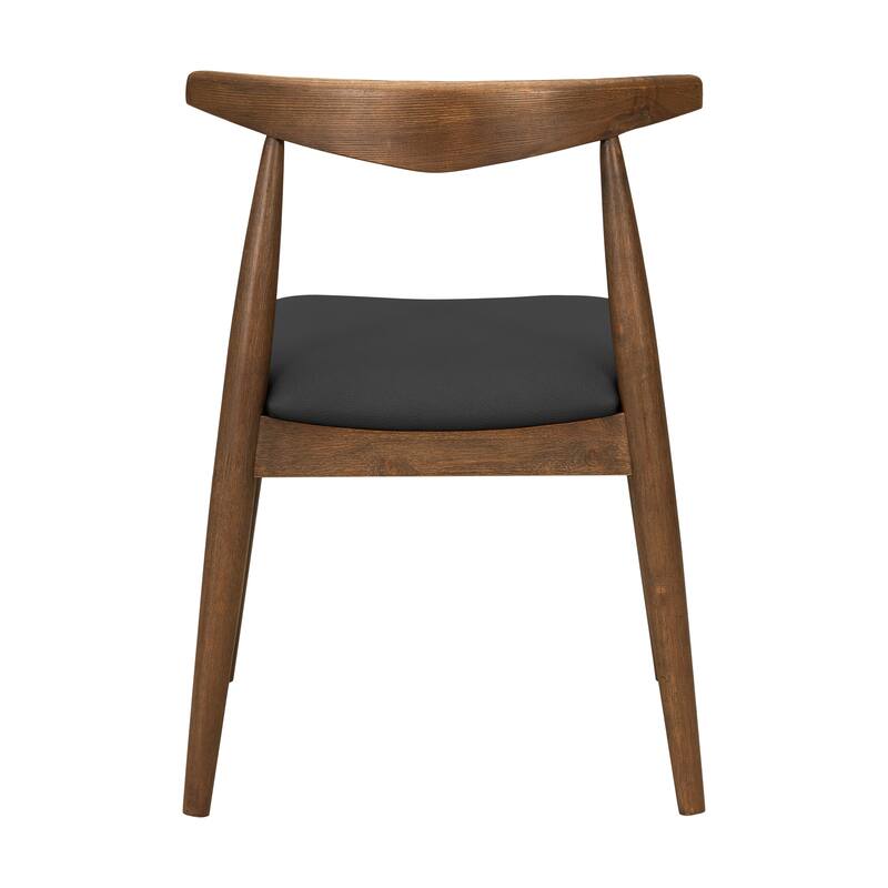 Christopher Knight Home - Modern 5-Piece Dining Set with Ergonomic Faux Leather Upholstery Chairs and 47.2" Rectangle Wood Table