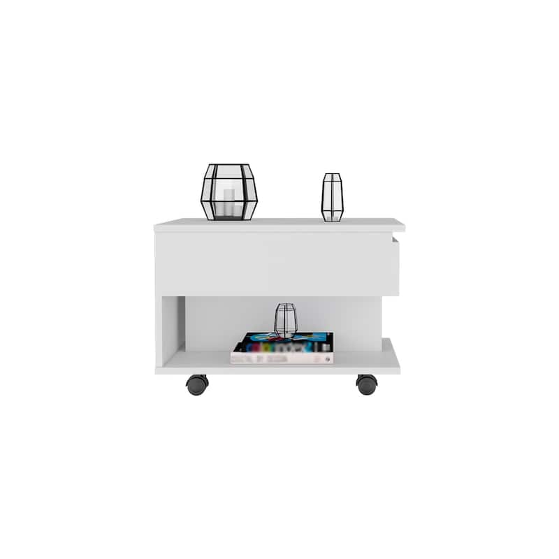 Living Room Storage Table With Pulley