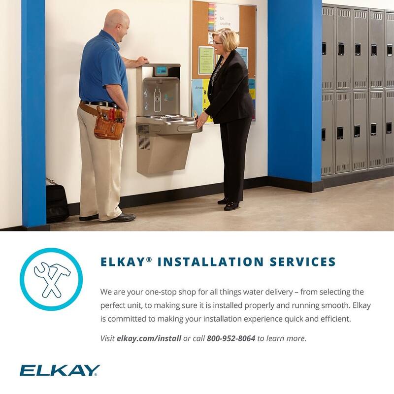Elkay Universal Vandal-Resistant Filtration Kit with Filter Status Monitor