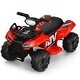 preview thumbnail 38 of 48, Costway 6V Kids ATV Quad Electric Ride On Car Toy Toddler with LED - See details
