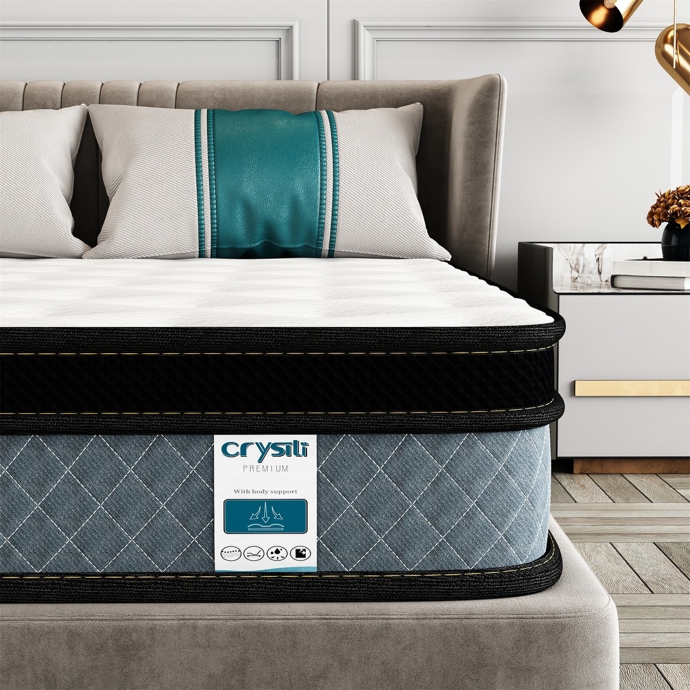 LUCID 10-inch Queen-size Gel Memory Foam Mattress with Tencel Sheet Set -  Bed Bath & Beyond - 14414184