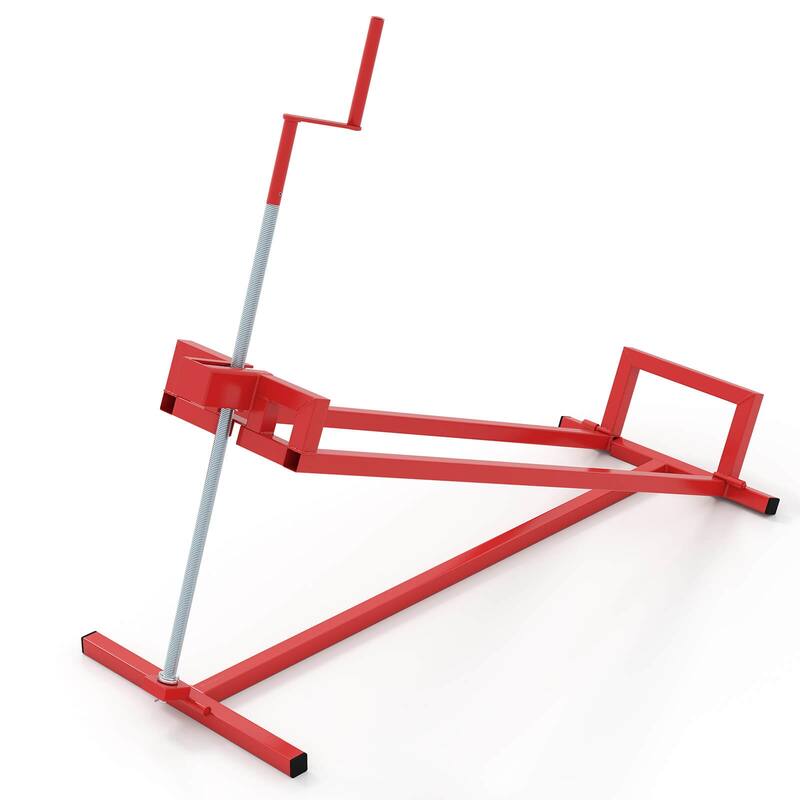 Costway Lawn Mower Lift Jack with Adjustable Height Angle Manual - See Details
