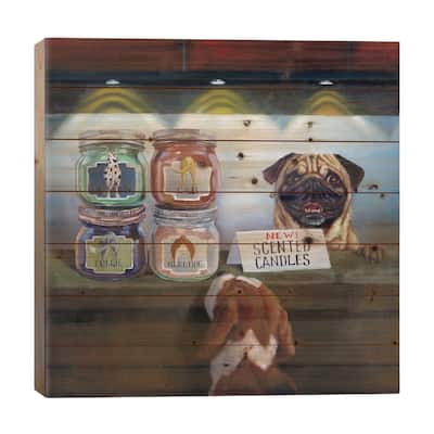Aromatherapy Print On Wood by Lucia Heffernan - Multi-Color