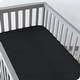preview thumbnail 4 of 58, Bare Home Solid Ultra-Soft Crib Fitted Sheet
