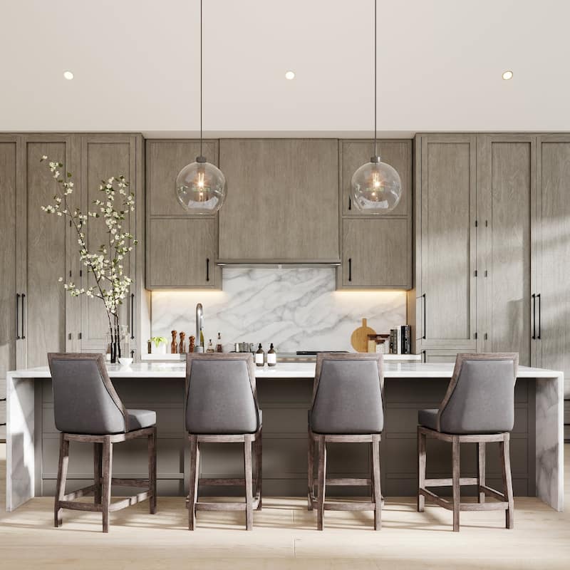 Maven Lane Vienna Swivel Kitchen Stool