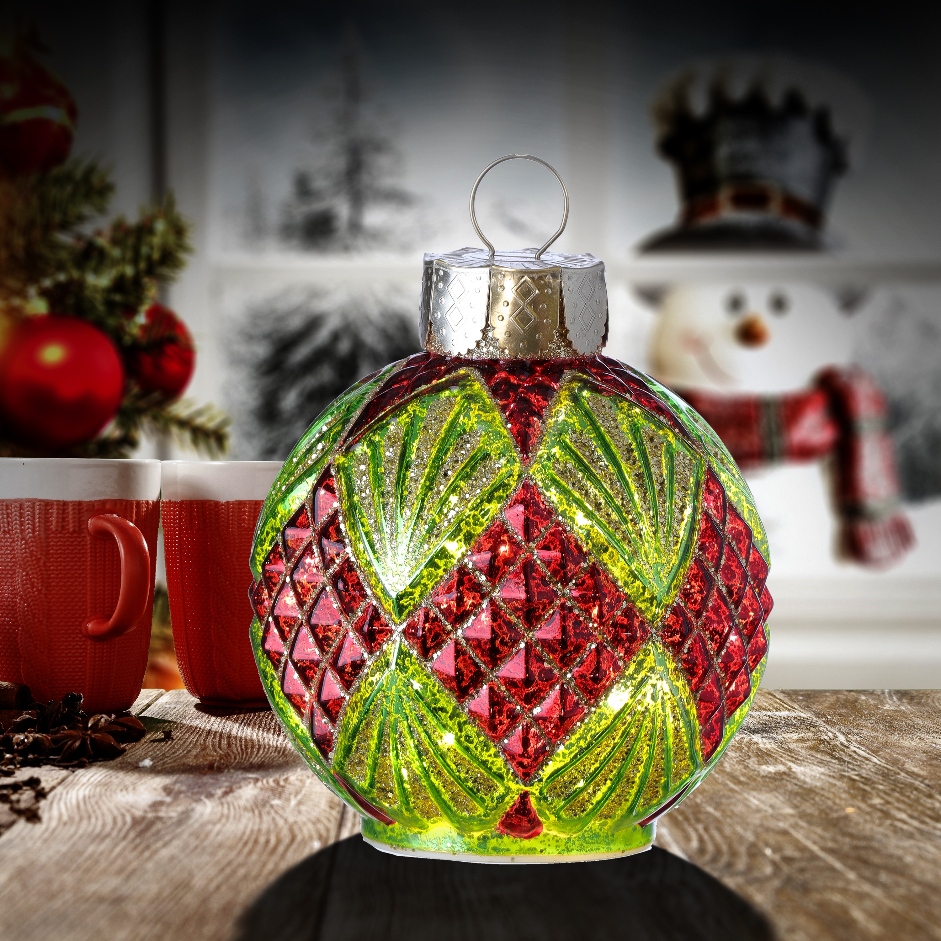 Battery operated outdoor christmas ornaments online
