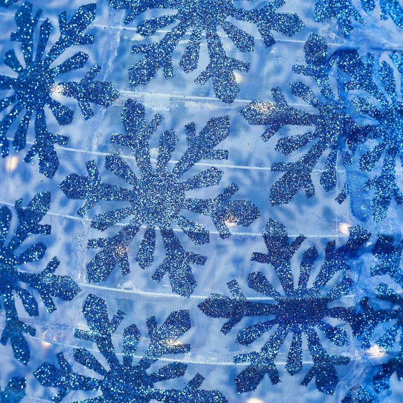 LED Lighted Retro Light Bulb Outdoor Christmas Decoration - 32" - Blue