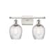 Option White and Polished Chrome / Clear Spiral Fluted