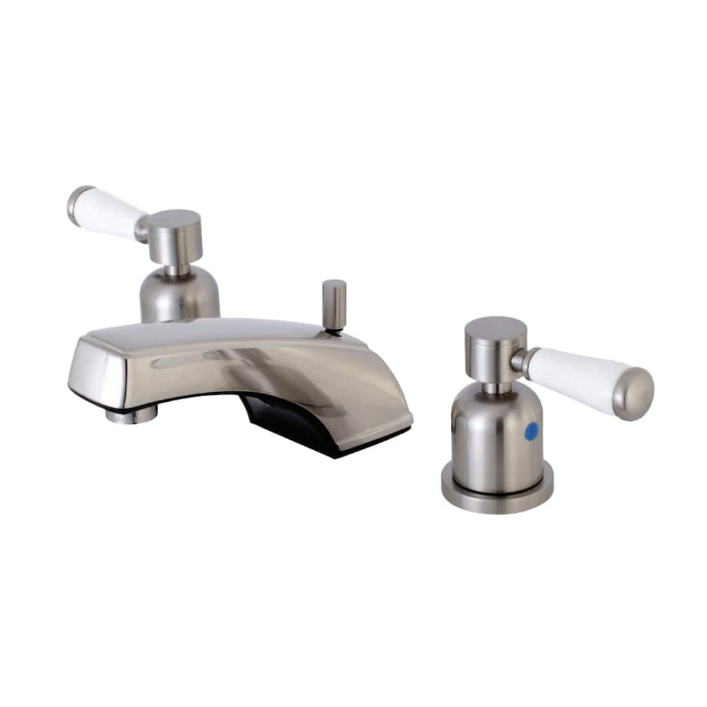 Kingston Brass Paris 1.2 GPM Widespread Bathroom Faucet with Porcelain