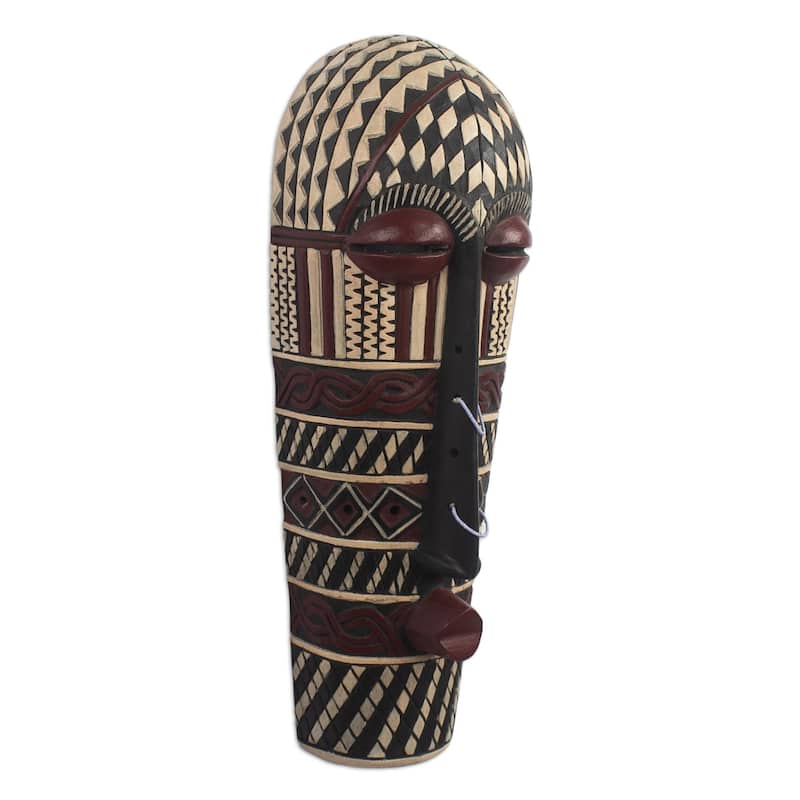 Novica Handmade Songye Ii African Wood Mask