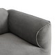 preview thumbnail 32 of 34, Roomfitters Modern Velvet Sectional Sofa with Detachable Ottoman, 4-Seater Couch with Pillows for Living Room