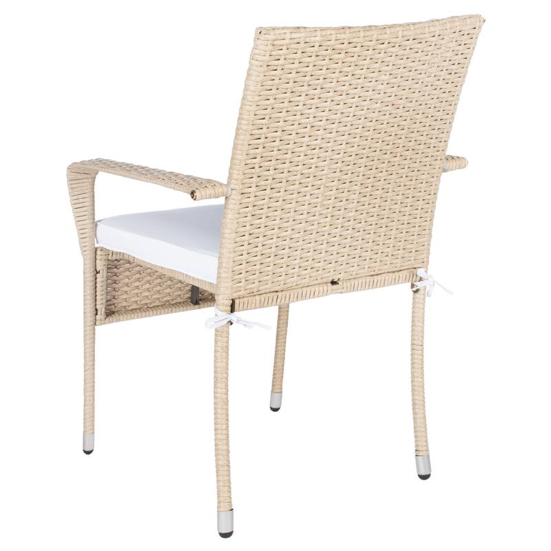 SAFAVIEH Outdoor Hanane 5-Piece Bistro Set - 32Wx32Dx34H