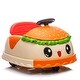 preview thumbnail 9 of 18, 12V Kids Ride On Electric Bumper Car W/Parents Control,Cute&Realistic Hamburger Design,360 Degree Rotation,Storing Space
