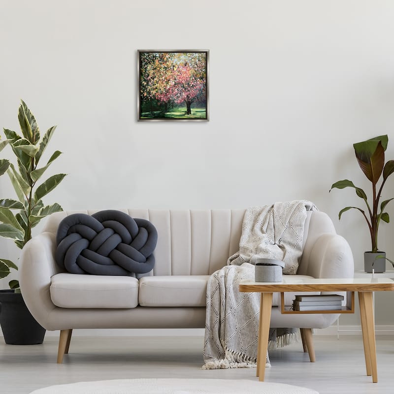Stupell Timeless Vivid Foliage Framed Floater Canvas Wall Art Design By Meredith Howse