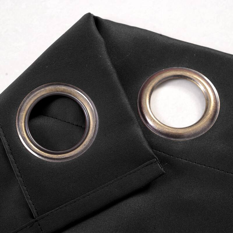 Riley 100 percent Blackout Window Curtain Panel 45, 63, 84, 95 or 105 inch