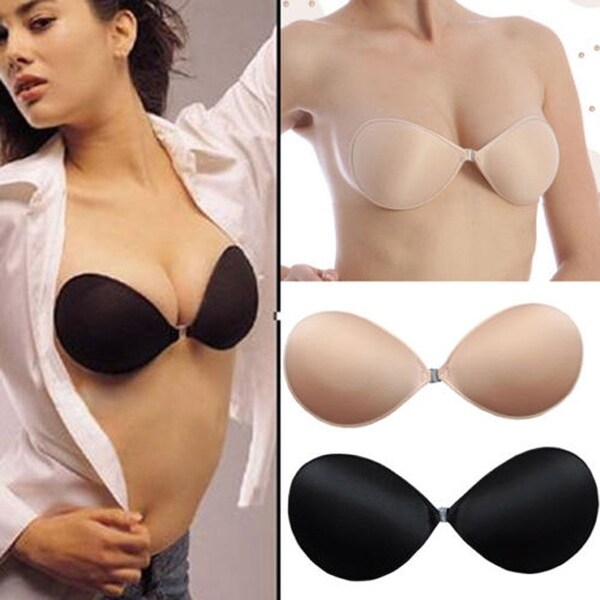sticky strapless bra