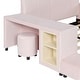 preview thumbnail 49 of 83, Baby Toddler Growing Bed Skin Friendly Upholstered Bed
