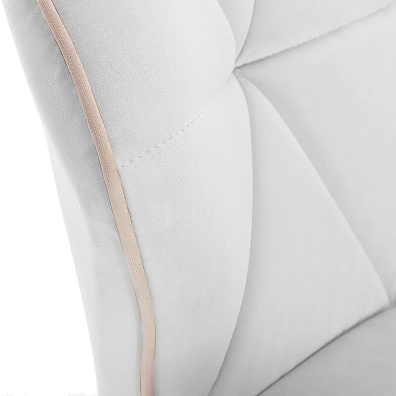 Modern Home Luxe Spyder Contemporary Adjustable Suede Barstool - Modern Comfortable Adjusting Height Counter/Bar Stool