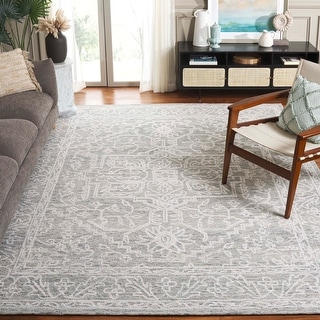 SAFAVIEH Handmade Ebony Aija Modern Wool Rug