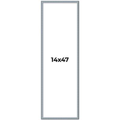 14x47 Frame Rustic Sky Blue Solid Wood Picture Frame | 0.75 Inch