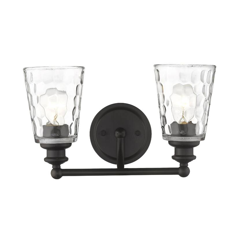 Modern Transitional Hardwired Wall Light with Reversible Mount and Clear Glass Shade LED Compatible