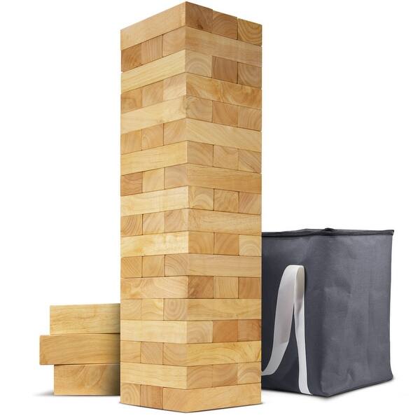 Hey! Play! Nontraditional Giant Wooden Blocks Tower Stacking Game : Target