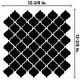 preview thumbnail 3 of 3, Merola Tile Hudson Tangier Glossy Black 12-3/8" x 12-3/8" Porcelain Floor and Wall Tile
