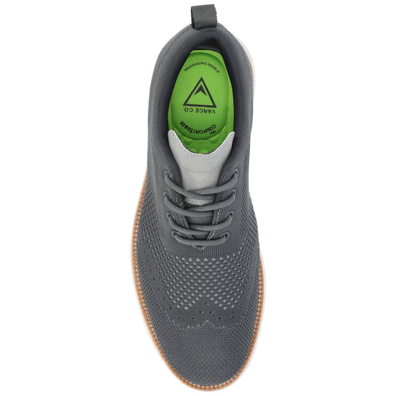 Vance Mens Medium and Wide Width Mens Ezra Knit Wingtip Dress Shoe