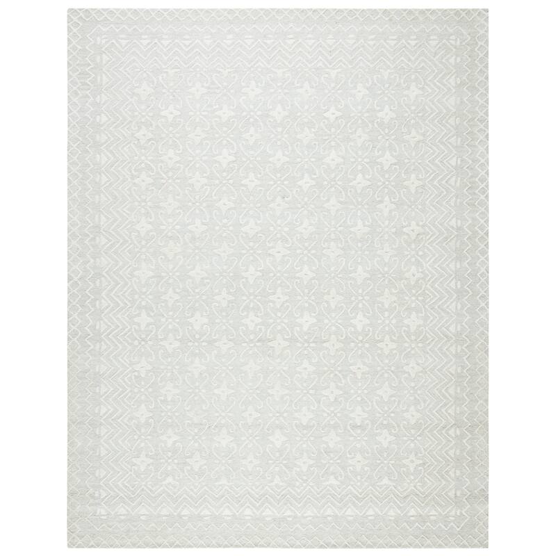 SAFAVIEH Handmade Blossom Manuela Modern Floral Wool Rug