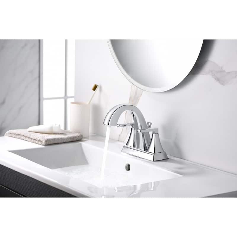 Ultra Faucets Lotto Collection Two-Handle 4" Centerset Lavatory Faucet