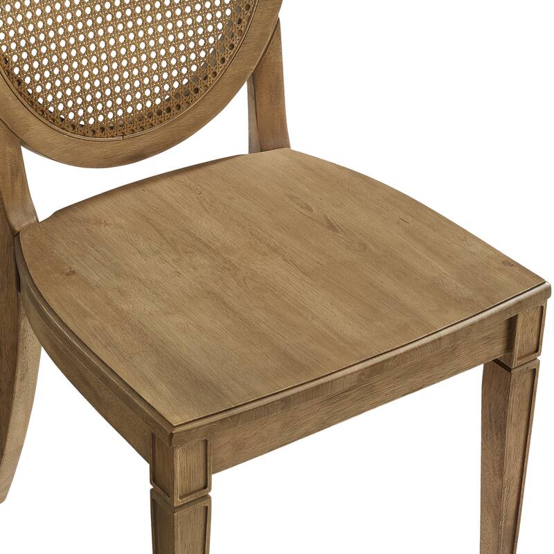 Crosley Katia 5-Piece Dining Table Set For 4 With Cane-Back Chairs