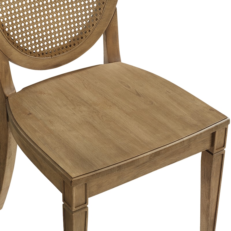 Crosley Katia 7-Piece Dining Table Set For 6 With Cane-Back Chairs
