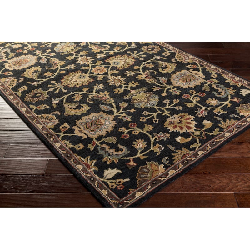 Hand-Tufted Yate Floral Wool Rug - 7'6" x 9'6"