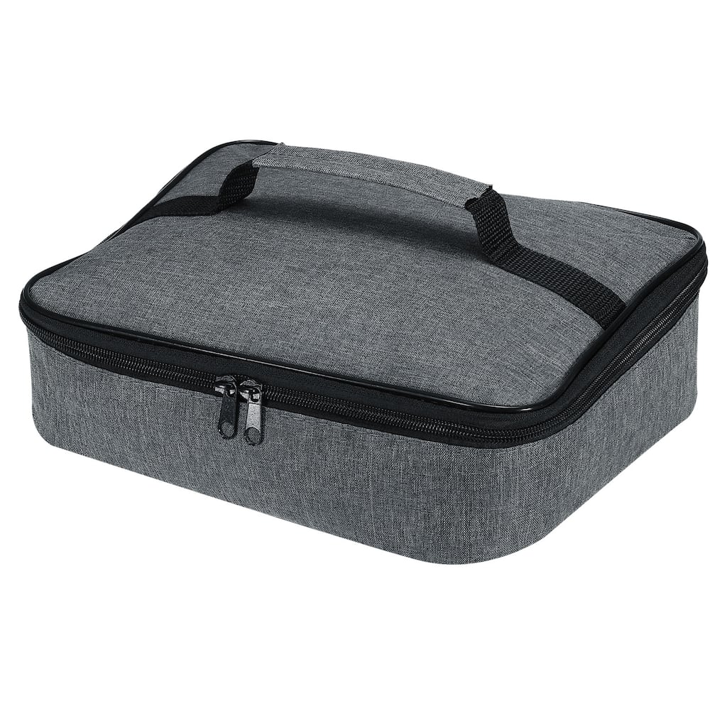 10.2"x7.9"x3.5" Portable Waterproof Insulated Lunch Tote Bag Lunch Box