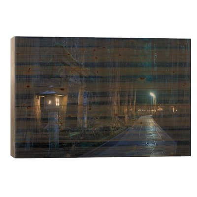Japan Print On Wood by Daniel Kordan - Multi-Color