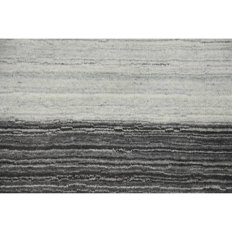 Animals Tribal Gabbeh Indian Runner Rug Handmade Wool Carpet - 3'4" x 10'2"