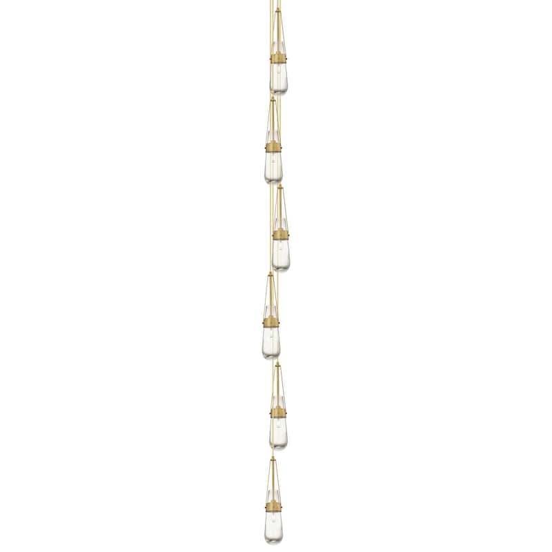 Innovations Lighting 106-452-1P-21-7 Owego Pendant Owego 6 Light 7" - Brushed Brass / Clear