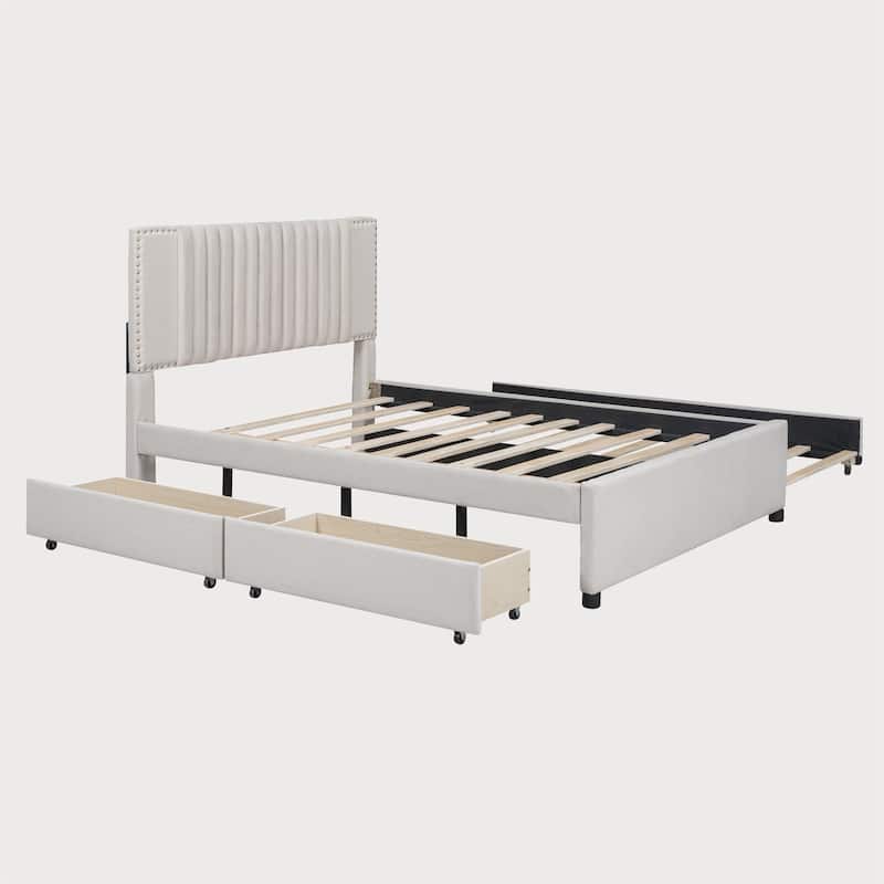 Full Size Bed with Twin Size Trundle