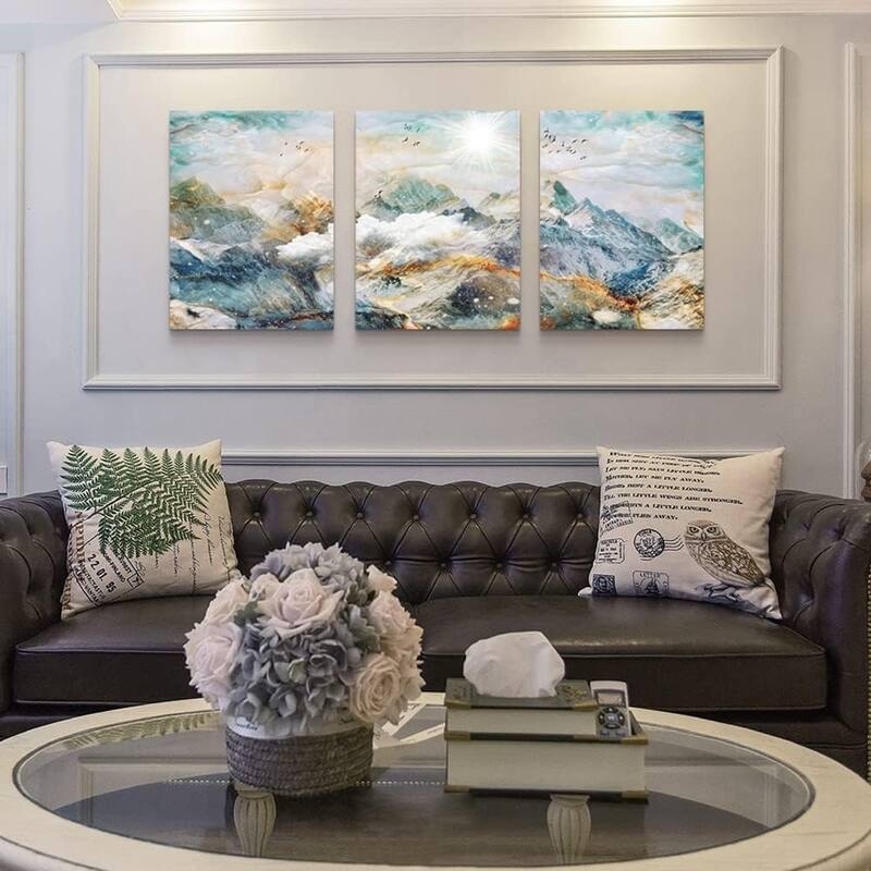 Wall Decor Abstract Mountain Landscape Painting