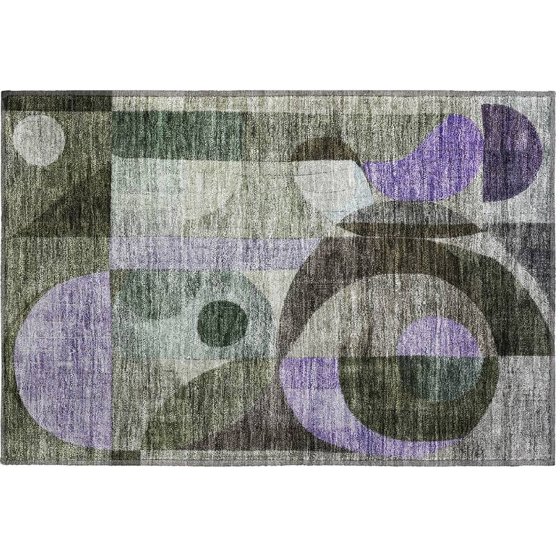 Premium Washable Super Soft Modern Retro Mayfield Rug