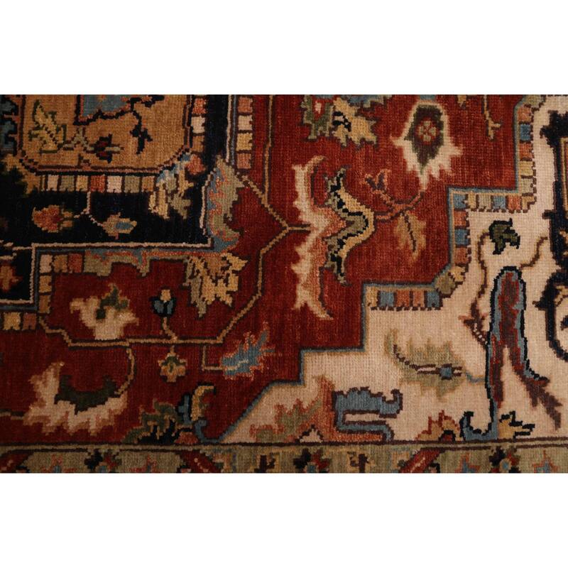 ECARPETGALLERY Hand-knotted Jules Sultane Dark Copper Wool Rug - 7'11 x 10'0