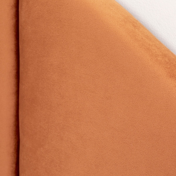 NoSom Upholstered Velvet Sound Reducing Panel Arched Headboard Bed