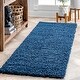 preview thumbnail 37 of 58, nuLOOM Plush Shag Area Rug 2' 6" x 10' Runner - Navy