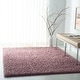 preview thumbnail 5 of 83, SAFAVIEH Fontana Shag Kimberlie Solid 2-inch Thick Rug 5'3" x 7'6" - Pink - Rectangle