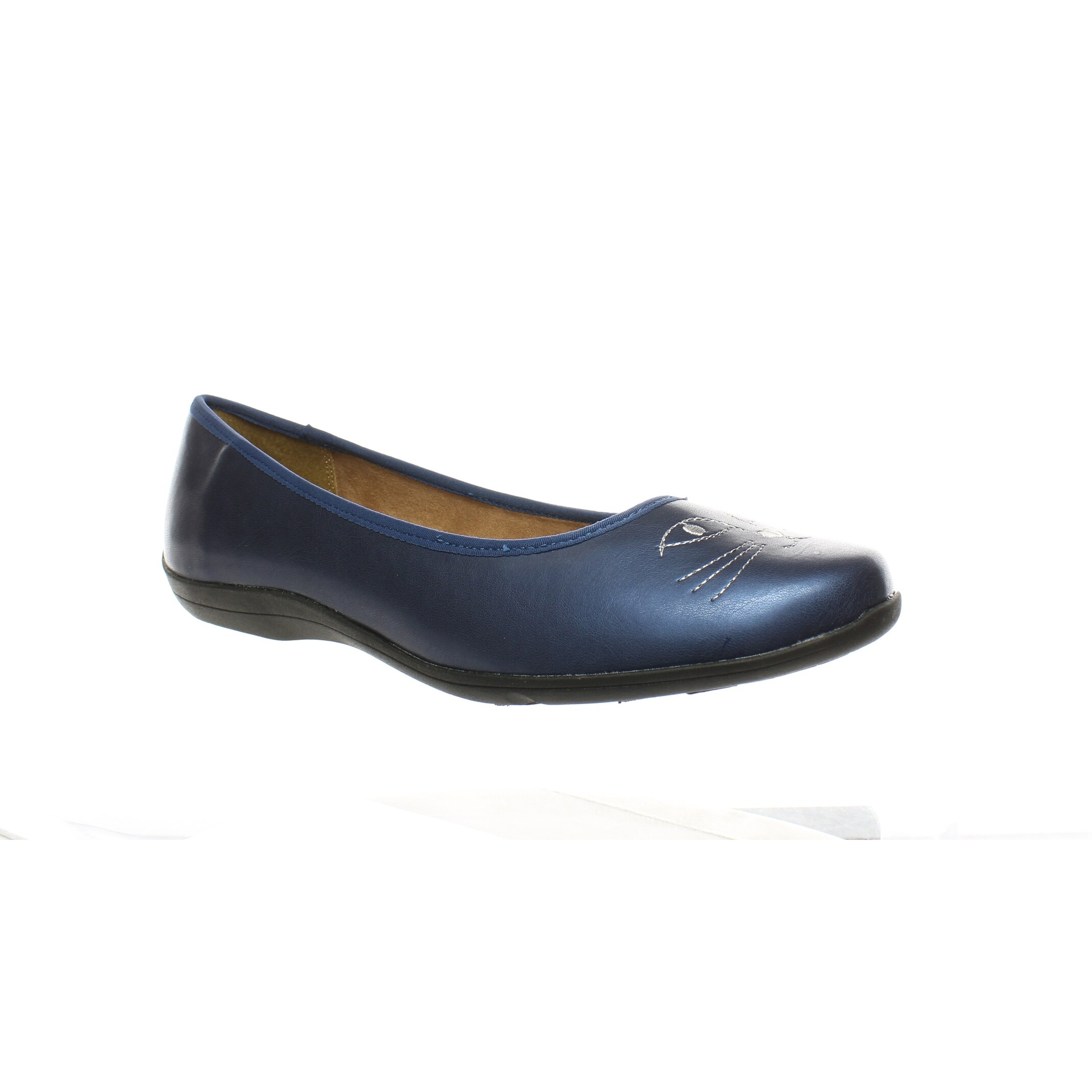 navy ballet flats womens shoes